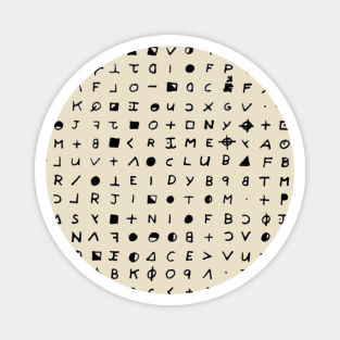 Zodiac Cipher Magnet